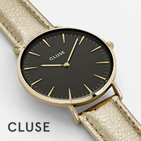 Cluse horloge - La Boheme Zwart/Goud/Metallic